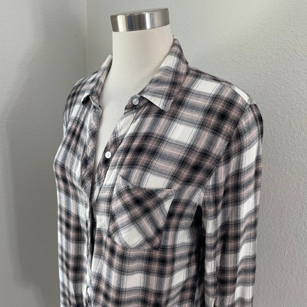 Rails Womens Medium Hunter Plaid Button Up Shirt Long Sleeve Top - Picture 2 of 9
